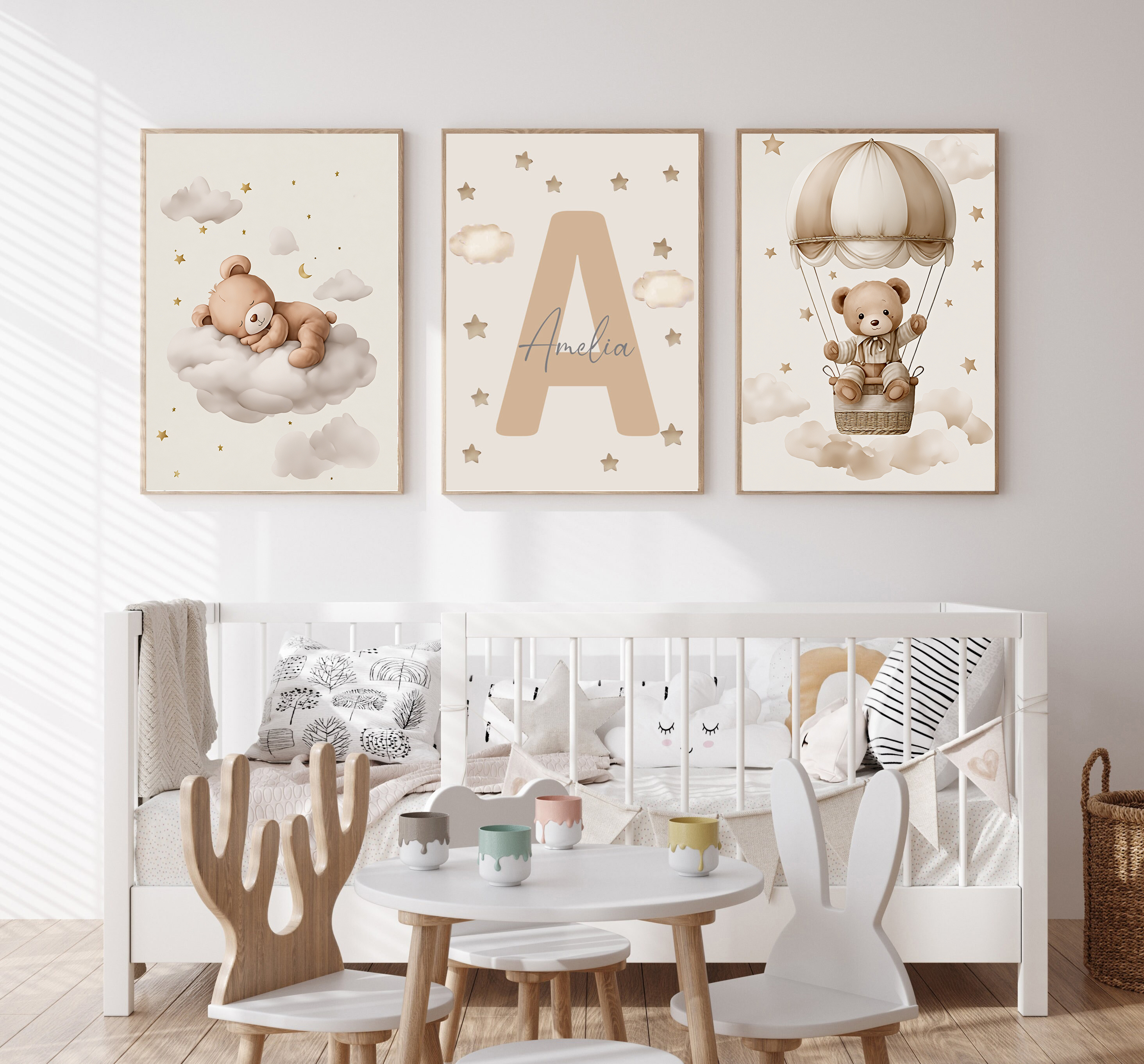 3pcs/set Bohemian Teddy Bear A - Photography Kit 评论和价格
