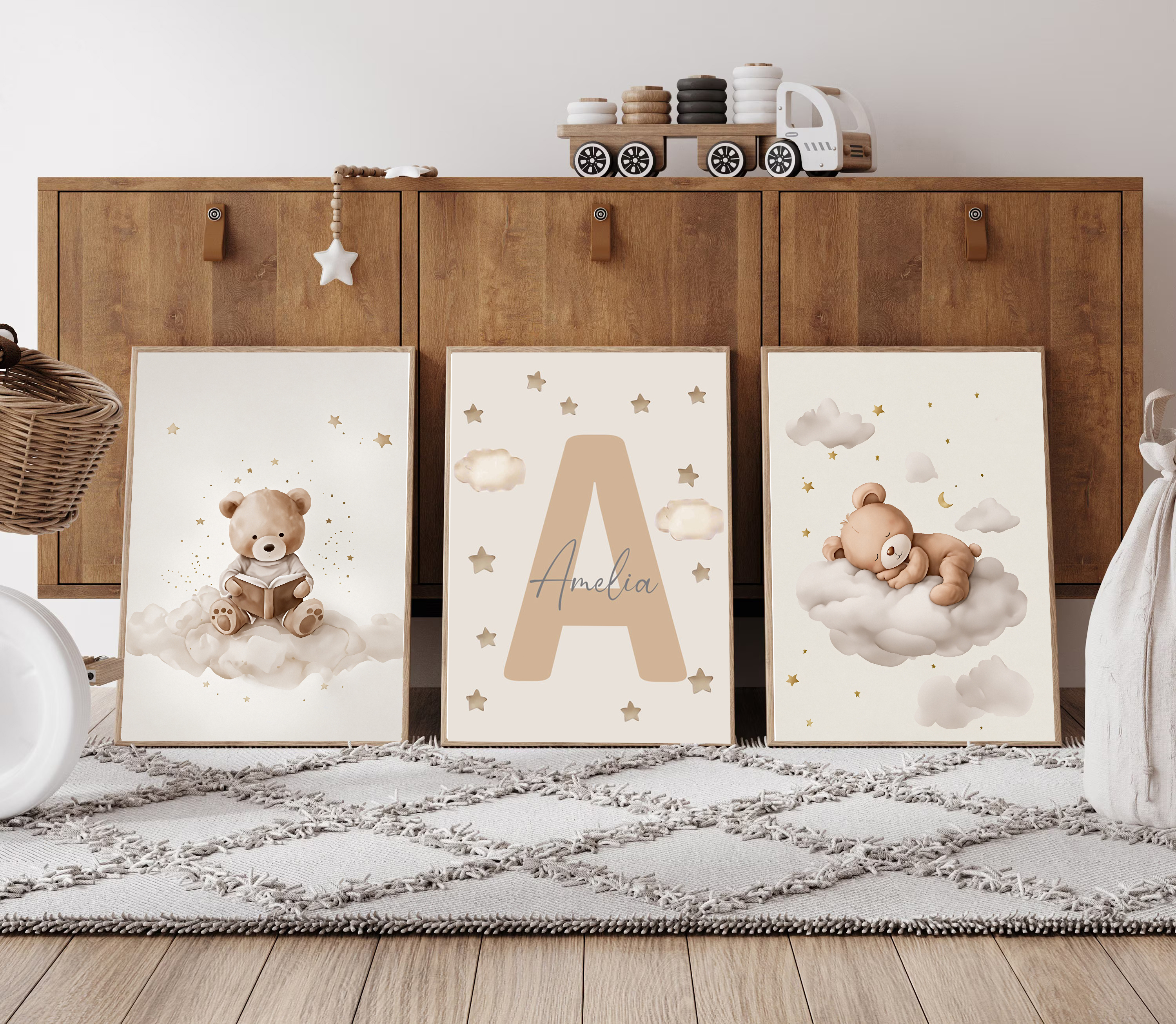 3pcs/set Bohemian Teddy Bear A - Photography Kit 评论和价格