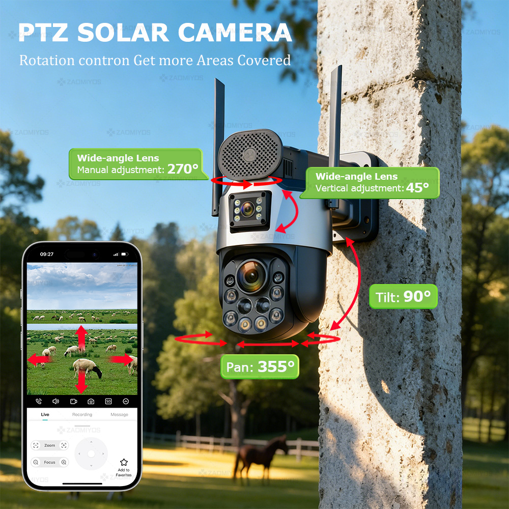 Dual Lens Home Outdoor Surveil - Photography Term 评论和价格